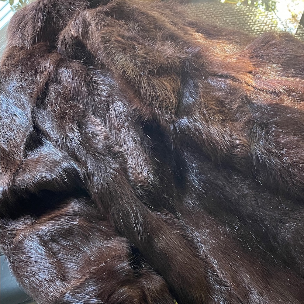 YSL Brown Fur Coat - Picture 12 of 16